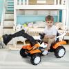 LEAQU Toy Tractors for Kids Ride On Excavator, Electric Powered with Functional Digger Arm, Electric Construction Vehicle for Kids view 3