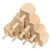Lurrose 10 Pcs DIY Blank Wooden Dreidels for Hanukkah Decorations Unfinished Wood Spinning Tops for Kids and Adults for Painting view 1