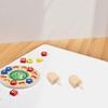 Lurrose 10 Pcs DIY Blank Wooden Dreidels for Hanukkah Decorations Unfinished Wood Spinning Tops for Kids and Adults for Painting view 4