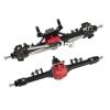 RC Car Front Rear Axle for Axial for Deadbolt SCX10 II for Trail for Honcho 1/10 rc Car CNC Integrated Aluminum Alloy Front Rear Axles Upgrade Parts(Black) view 1
