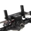 RC Car Front Rear Axle for Axial for Deadbolt SCX10 II for Trail for Honcho 1/10 rc Car CNC Integrated Aluminum Alloy Front Rear Axles Upgrade Parts(Black) view 3