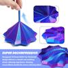 3D Printed Expanded Sensory Fidget Star, Transformable Stress Relief Spiral Toy with Detachable Handle, Sensory Toys for ADHD, Focus & Anxiety Relief, Office Desk Decompression Gift for Adults & Teens view 3