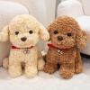 colatry Stuffed Dog Toy for Kids, Realistic Simulation Stuffed Animals Puppy Soft Plush Interactive Dog Toy for Boys Girls, Home Decor & Birthday Gift, 25cm view 2