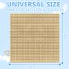 10"x10" Pack of 6 Classic Building Baseplates,Building Toy Base Boards to Build On, Brick Toy Builders Mat Compatiable with All Major Brands and Activity Table-Base plate for DIY Play (Sand) view 2
