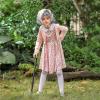 100 Days of School Costume Boy 100 Days of School Costumes 10 Pcs Old Lady Costume for Kids Funny Granny Dress Up Girls Party Outfits 100th Day view 4