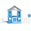 Outdoor Playhouse Wooden Kids Play House, Game House with Picnic Bench and Windows Playhouse for Backyard Garden Lawn Patio, Gift for Boys Girls view 4