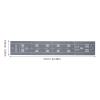 HEANUJJ Airport Layout Mat with 18 23 Runway - Aircraft Landing Runway - Model Airplane Surface Pad - Miniature Plane Platform Diorama Background for Display view 2