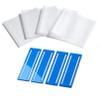 4 Sets Mahjong Card Sleeve and Line Finder for 2025 2026 Mahjong Cards, Clear Acrylic Line Reader Strips & Durable PVC Card Protector Covers with Storage Bag, Fits Large Print Scorecards (Blue) view 1