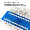 4 Sets Mahjong Card Sleeve and Line Finder for 2025 2026 Mahjong Cards, Clear Acrylic Line Reader Strips & Durable PVC Card Protector Covers with Storage Bag, Fits Large Print Scorecards (Blue) view 2
