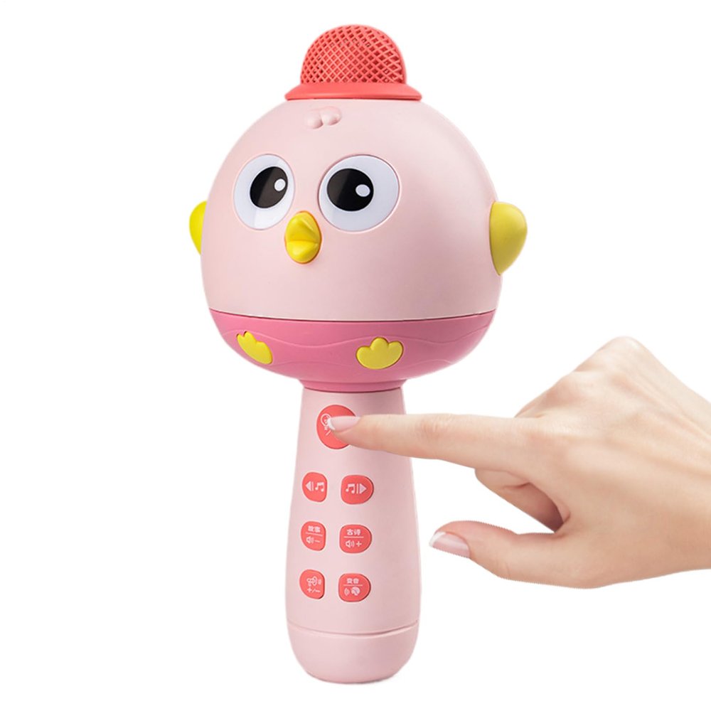 2-in-1 bluetooths & Microphone Toy for Kids,Wireless karaokes-Microphone with LED Light,Portable Mini Microphones Toy,for Boys Girls Kids Party Home Family Gathering