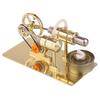 DIY Assembly Stirling Engine Generator Model Physical Experiment Collection Made Metal Materials, Showing The Engine Function and Power Generation Process view 1