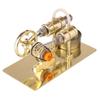 DIY Assembly Stirling Engine Generator Model Physical Experiment Collection Made Metal Materials, Showing The Engine Function and Power Generation Process view 3