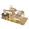DIY Assembly Stirling Engine Generator Model Physical Experiment Collection Made Metal Materials, Showing The Engine Function and Power Generation Process view 4