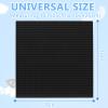 10"x10" Pack of 6 Classic Building Baseplates,Building Toy Base Boards to Build On, Brick Toy Builders Mat Compatiable with All Major Brands and Activity Table-Base plate for DIY Play (Black) view 2
