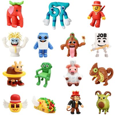 15Pcs Steal a Brainrot Toys Action Figure Set, Steal a Brainrots 67 Los Tralaleritos Toy Figures, Collectible Brain-Rot Toy Gift for Fans (MulticolorD)