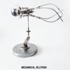 3D Metal Puzzle Jellyfish Model Kit, Mechanical Steampunk Model with LED Lights, DIY Creative Desk Display, Collectible Engineering Art, Gift for Adults (250PCS+/Shield Version) view 3