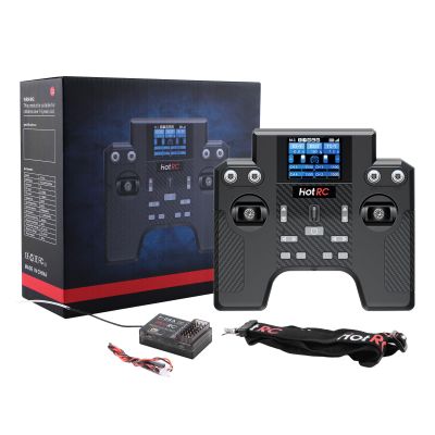 GIXCEL HOTRC HT-8A RC 8-Channel Panel Remote Control and Receiver for RC Car Boat Helicopter