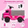6V Ride On Fire Truck with Storage Box, Music, Light - Electric Car for Toddler 3-5 - Toddler Cars to Drive for Boys, Girls view 4