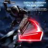 Retractable Plug-in Lightsaber Toy, Red & Blue Light Up Sword Saber, Motion-Activated Retractable Lightsaber Toy, Fingertip Rotation (2pcs) view 2