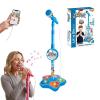 Star Microphone with Stand, with Light, Adjustable Height, Stand Got Built-in Music Colorful Lights, Echo Effects (Blue) view 1