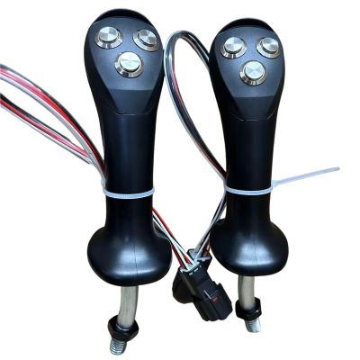 VRTLYJU Three Button Handle Excavator Wood Grabbing Handle Adhesive(Right 1pcs)