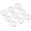 100 Pcs 34mm Plastic Coin Holders, Clear Round Coin Storage Boxes for Commemorative Coin Protective Capsules, Double Sealed Coin Collector Cases Transparent view 2