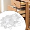 100 Pcs 34mm Plastic Coin Holders, Clear Round Coin Storage Boxes for Commemorative Coin Protective Capsules, Double Sealed Coin Collector Cases Transparent view 4