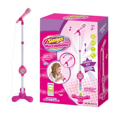 Childrens Karaoke Machine - Colorful Kids Microphone, Connectable Singing Device with Sound, Compact Music Tool with Style, Play Supply Design, Indoor Entertainment for School, Travel, Holiday