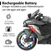 12V Kids Ride On Motorcycle,2-Wheel Electric Motorcycle with LED Light-Emitting Tyres, MP3,USB - Gift for Kids Ages 3-6 Years Old,The Best Birthday Gifts (Grey) view 2