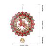 3D Horse Wind Spinner Outdoor - 12 Inch Stainless Steel Art, Hanging Metal Garden Decoration, 2026 Lunar New Year Ornament, for Patio Yard Lawn Home Porch Spring Festival Gift view 2