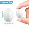 BESPORTBLE Easter Decorations &Amp Craft Kit 50 White Solid Foam Eggs (4cm) for DIY Painting, Kids Activities and Basket Filling view 2