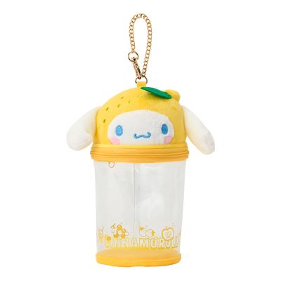 Sanrio 598909 Cinnamon Roll Vinyl Pouch Charm (Fruit Design), for Ages 3 and Up