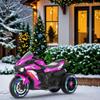 12V Kids Ride On Motorcycle,3-Wheel Electric Motorcycle with LED Light-Emitting Tyres, MP3,USB - Gift for Kids Ages 3-6 Years Old,The Best Birthday Gifts (Light Purple) view 1