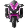 12V Kids Ride On Motorcycle,3-Wheel Electric Motorcycle with LED Light-Emitting Tyres, MP3,USB - Gift for Kids Ages 3-6 Years Old,The Best Birthday Gifts (Light Purple) view 3