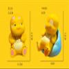 Nailong Dinosaur Set - Yellow Dino Figures for Office Desk, Shelf & Room Display (Type H) view 2