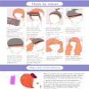 Anime witch full staff cos wig a variety of character styles full head cover Halloween (A rummy-Short hair integrated style) view 2
