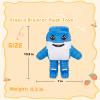 3-Pack Steal a Brainrot 11.8-Inch Plush Pillow Set  Admin Lucky Block, Shark Block & Casa 9 Soft Huggable Cushions, Stylish Decor Accents & Collectibles for Enthusiasts view 3