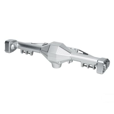 BeaxTurbo Racing Upgrade Parts R/C CNC Aluminum7075 Rear Axle housing-with an Aluminum Cover(Does not Contain Internal Transmission Components) for Axial AXP8 Gilamon2.2 1-8 Silver
