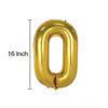 10 Pcs Gold Number 0-9 Balloons 16 Inch Number Mylar Foil Balloons Custom Digital Balloon for Birthday Party Baby Shower Anniversary Party Decorations (Gold) view 2