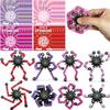24 Set Valentines Day Cards for Kids Classroom,Fingertip Spinner Sensory Toys with Cards,Transformable Chain Robot Finger Toy,Valentines Party Favors for Kids Classroom Exchange,School Games Prize view 1