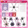 24 Set Valentines Day Cards for Kids Classroom,Fingertip Spinner Sensory Toys with Cards,Transformable Chain Robot Finger Toy,Valentines Party Favors for Kids Classroom Exchange,School Games Prize view 2