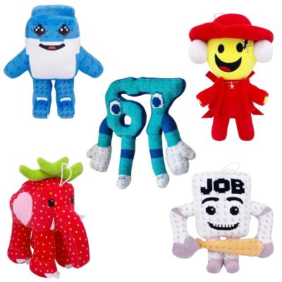 5-Pack Steal a Brainrot Plush Cushion Set  Strawberry Elephant & Brainrot 67 (11.8-Inch)  Soft Huggable Decor Pieces for Rooms & Relaxation