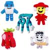 5-Pack Steal a Brainrot Plush Cushion Set  Strawberry Elephant & Brainrot 67 (11.8-Inch)  Soft Huggable Decor Pieces for Rooms & Relaxation view 1
