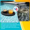LemonRoad 4 Pcs EVA Foam Floating Drink Holder for Pool Refreshment Table Tray with Phone Slot Portable Non-Inflatable Floating Tumbler Pool Bar Accessories for Hot Tub Beach Swimming (Double,Black) view 4