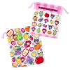 Sanrio 598968 Sanrio Characters Drawstring Bag, Set of 2 (Fruit Design) view 2