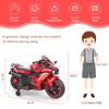 12V Kids Ride On Motorcycle,2-Wheel Electric Motorcycle with LED Light-Emitting Tyres, MP3,USB - Gift for Kids Ages 3-6 Years Old,The Best Birthday Gifts (Red) view 4