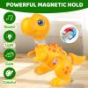 HOPANDOS Magnetic Dinosaur Toy Set for Kids - Assembly Dino Toys with Light & Music, Take Apart Building Set for Toddlers 3-5, Sensory STEM Educational Baby Toy, Birthday Gift for Boys Girls 1-3 view 3