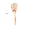 LLTCMAOYI Montessori Wooden Castanet Clapper, Educational Musical Percussion 8 Inches view 2