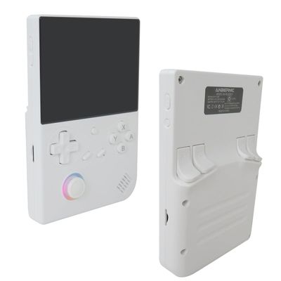 2026 New All-in-One Retro Gaming Station: 64-bit Linux Handheld Console with 4" IPS Screen, 64GB Storage, 5G WiFi & BT 4.2 for Online Gaming/Streaming, HDMI TV-Out Support(White)