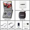 Miyoo Mini Flip Retro Handheld Game Console, 2.8 Inch 750*560 IPS Screen, Portable Linux Emulator Handheld, Gift for Men & Women, Gray view 2